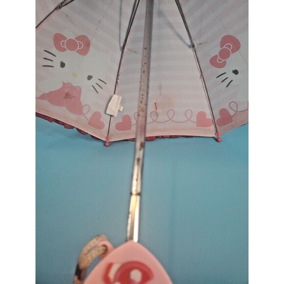 Hello Kitty Kids Umbrella Pink Hearts 2014 READ - Picture 11 of 16